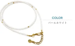 PHADUA / Baby pearl wrap anklet (1.5mm) / freshwater pearls